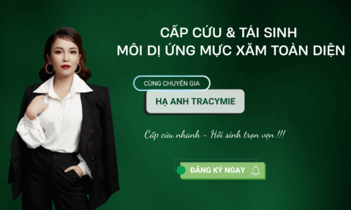 Cấp Cứu & Tái Sinh Môi Dị Ứng Mực Xăm Toàn Diện